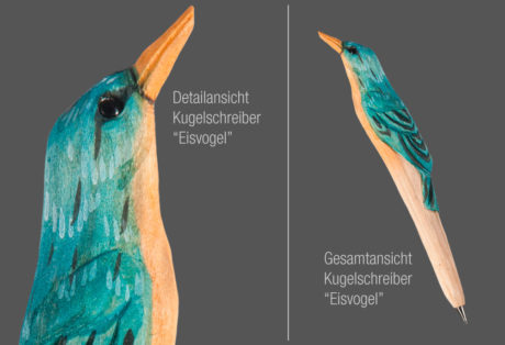 Tier-Kugelschreiber „Eisvogel“