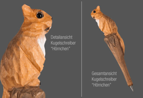 Tier-Kugelschreiber „Hörnchen“