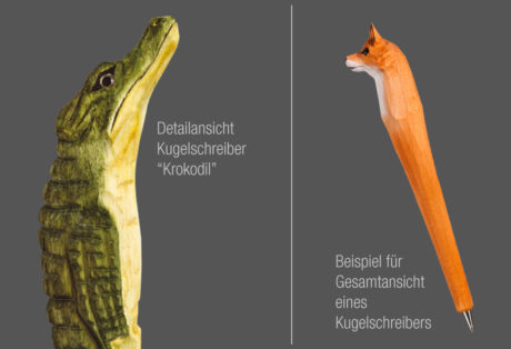 Tier-Kugelschreiber „Krokodil“