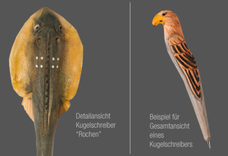 Tier-Kugelschreiber „Rochen“