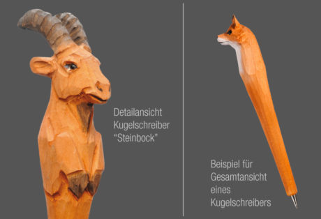 Tier-Kugelschreiber „Steinbock“