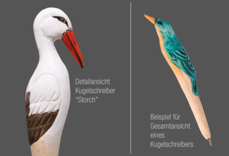 Tier-Kugelschreiber „Storch“