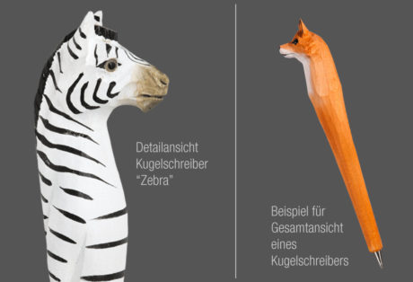 Tier-Kugelschreiber „Zebra“